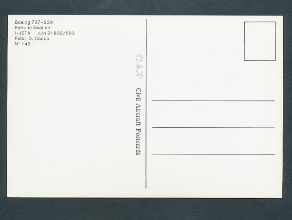 FORTUNE AVIATION, Boeing 737-229