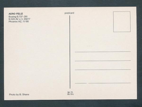 AERO FELIZ, Boeing B 737-281