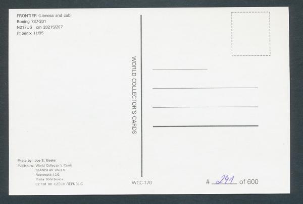 FRONTIER, Boeing 737-201
