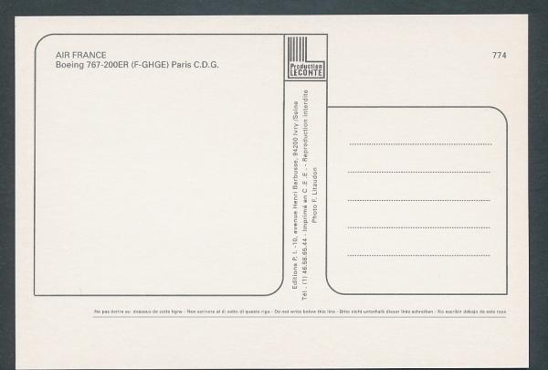 AIR FRANCE, Boeing 767-200