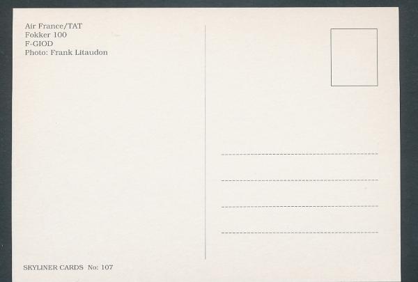 AIR FRANCE, TAT, Fokker 100