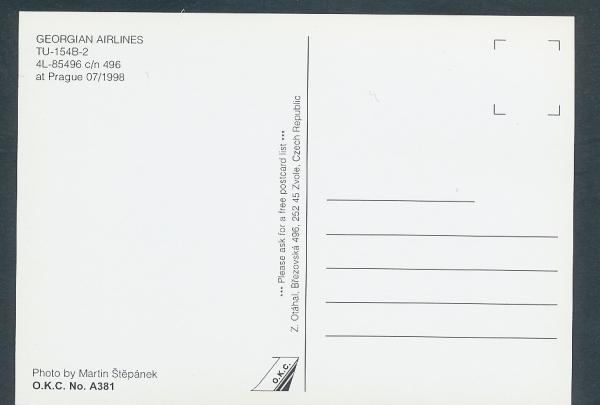 GEORGIAN AIRLINES, TU-154B-2