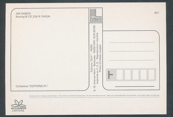AIR GABON, Boeing B.727.228
