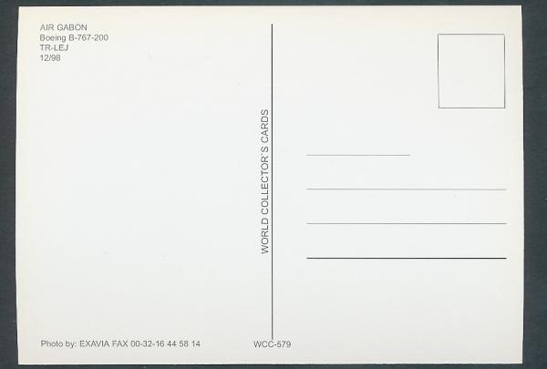 AIR GABON, Boeing B.767.200