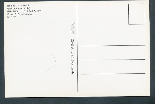 GARUDA INDONESIA, Boeing 747-206B
