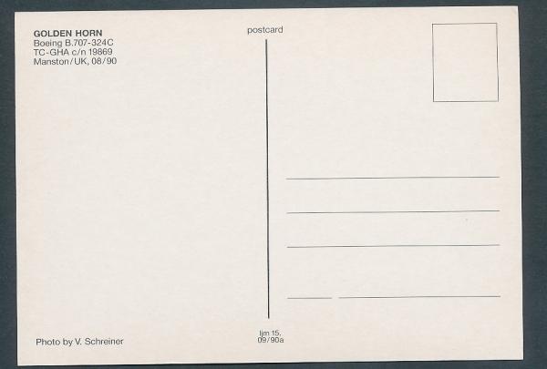 GOLDEN HORN, Boeing B.707-324C