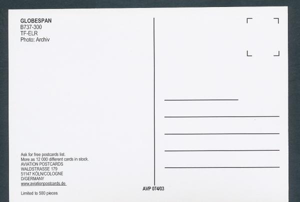 GLOBESPAN, B737-300