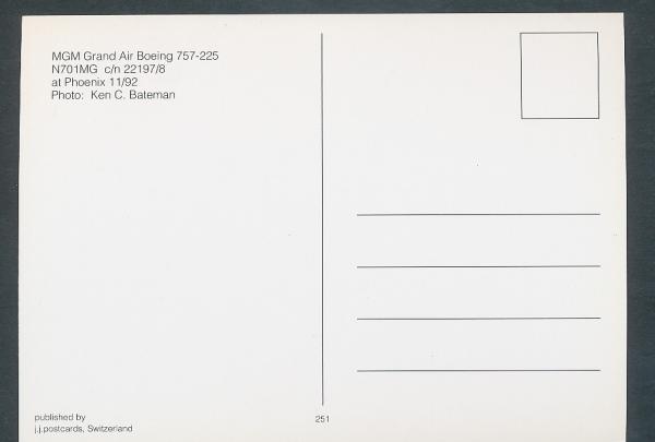 MGM GRAND AIR, Boeing 757-225