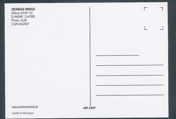 GERMAN WINGS, Aiebus A319-112