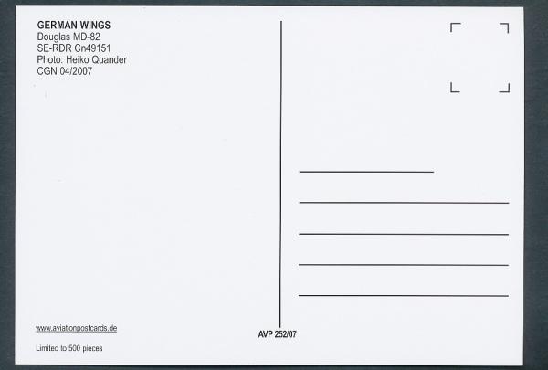 GERMAN WINGS, Douglas MD-82