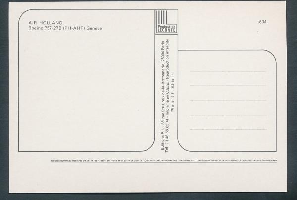 AIR HOLLAND, Boeing 757-27B