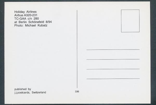 HOLIDAY AIRLINES, Airbus A320-231