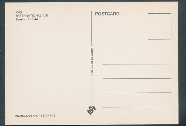 INTERNATIONAL AIR, Boeing 727-44