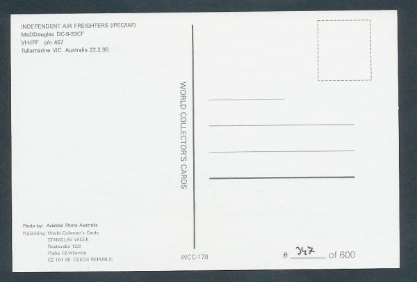 INDEPENDENT AIR FREIGHTERS, McDDouglas DC-9-33CF