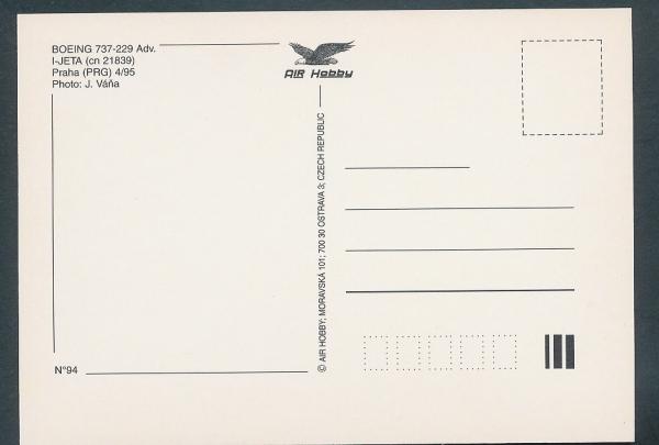 ALIADRIATICA, Boeing 737-229