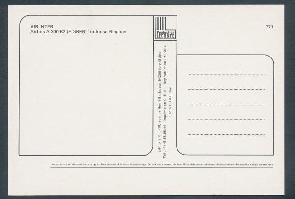 AIR INTER, Airbus A.300-B2