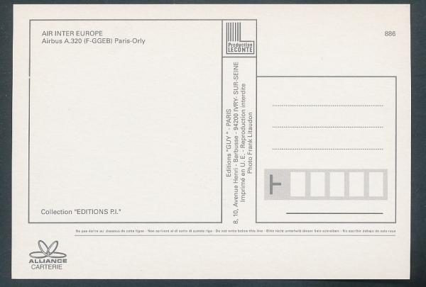 AIR INTER EUROPE, AirbusA.320