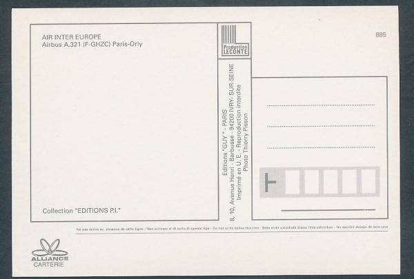 AIR INTER EUROPE, Airbus A.321