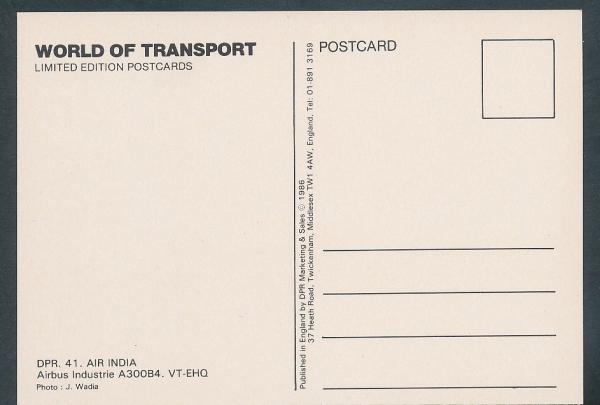 AIR INDIA, Airbus Industrie A300B4