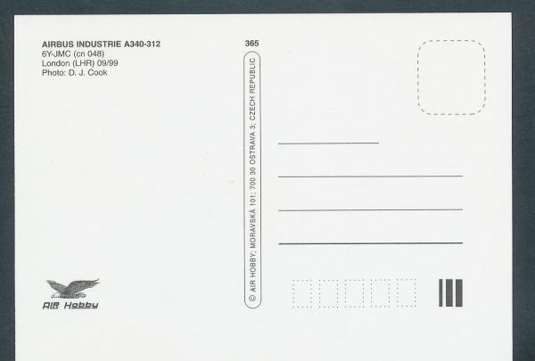 AIR JAMAICA, Airbus Industrie A340-312