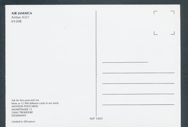AIR JAMAICA, Airbus A321