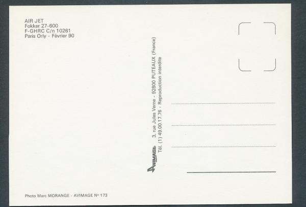 AIR JET, Fokker 27-600