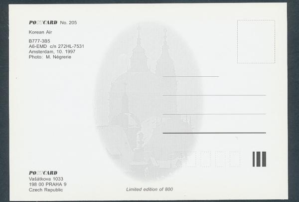 KOREAN AIR, B777-3B5