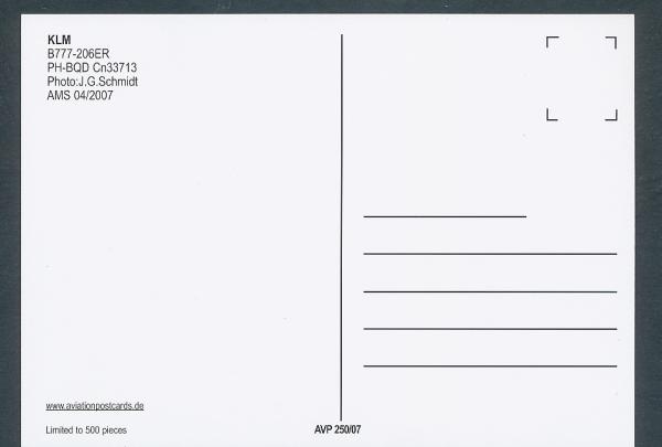 KLM, B777-206ER