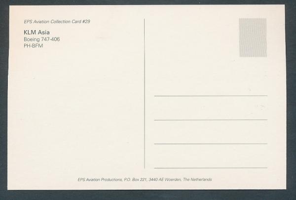 KLM ASIA, Boeing 747-406
