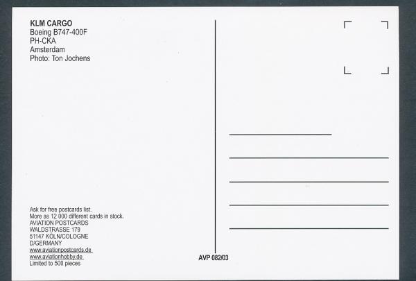KLM CARGO, Boeing B747-400F