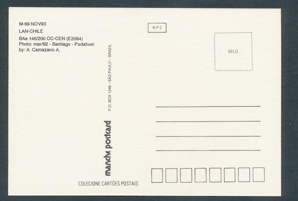 LAN CHILE, BAe 146/200 CC-CEN