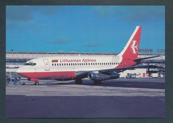 LITHUANIAN AIRLINES, Boeing 737-2Q8 Adv.
