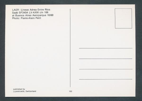 LAER-LINEAS AÈREA ENTRE RIOS, Saab SF340A
