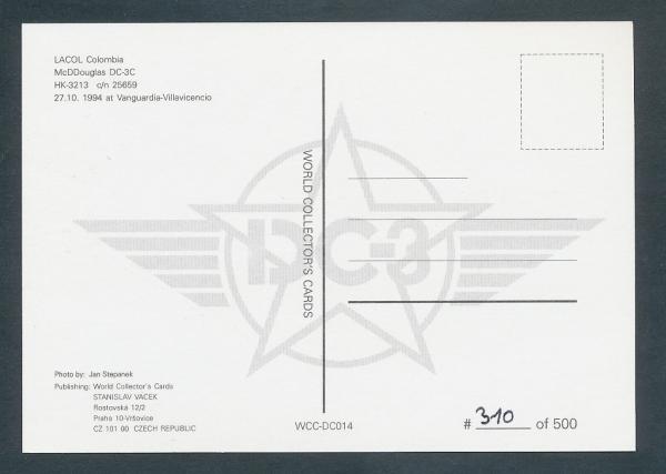 LACOL COLOMBIA, McDDouglas DC-3C