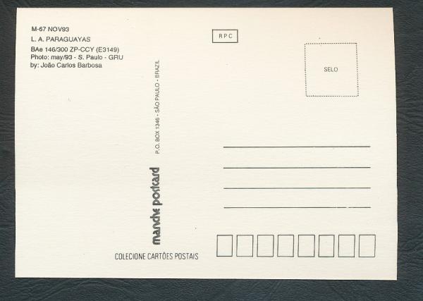 L.A.PARAGUAYAS, BAe 146/300