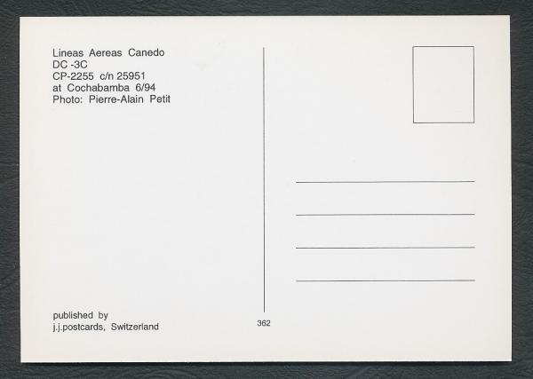 LINEAS AEREAS CANEDO, DC-3C