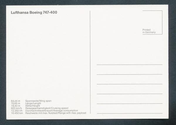 LUFTHANSA, Boeing 747-400
