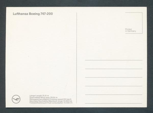 LUFTHANSA, Boeing 747-200