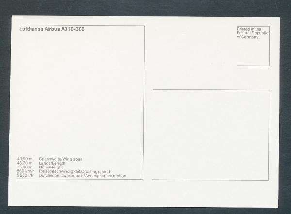 LUFTHANSA, Airbus A310-300