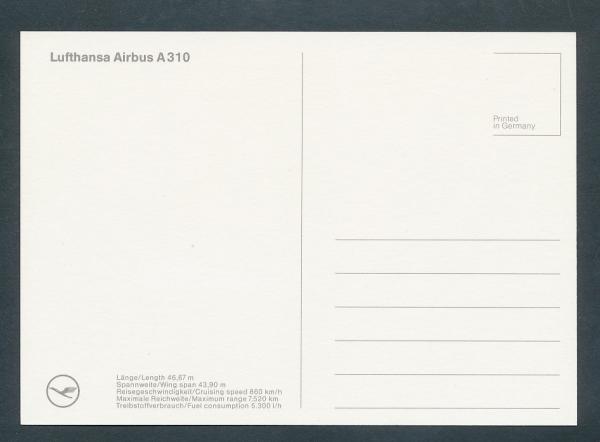 LUFTHANSA, Airbus A310