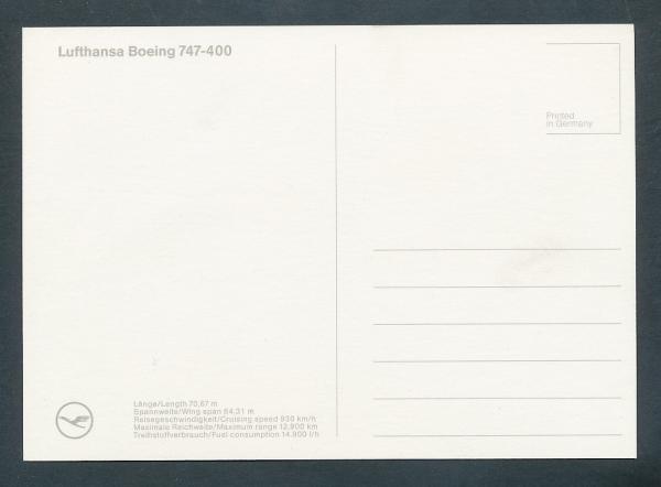 LUFTHANSA, Boeing 747-400