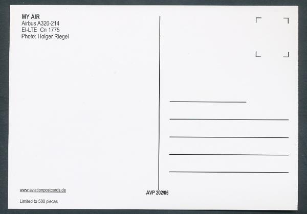 MY AIR, Airbus A320-214