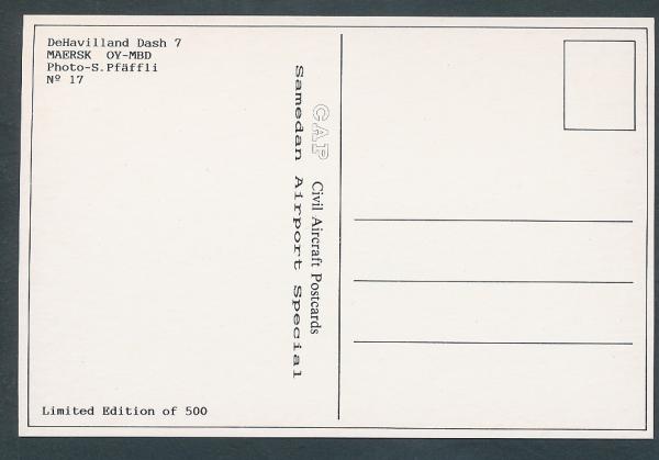MAERSK, DeHavilland Dash 7