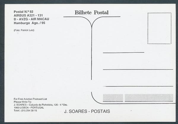 AIR MACAU, Aibus A321-131