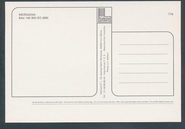 MERIDIANA, BAe 146-300