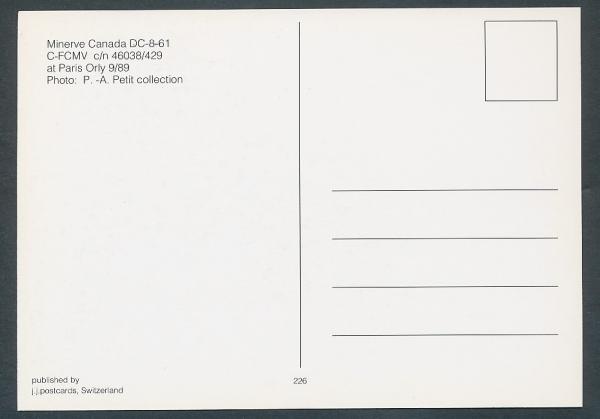 MINERVE CANADA DC-8-61,