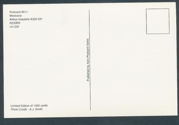 MEXICANA MORELLA, Airbus Industrie A320-231