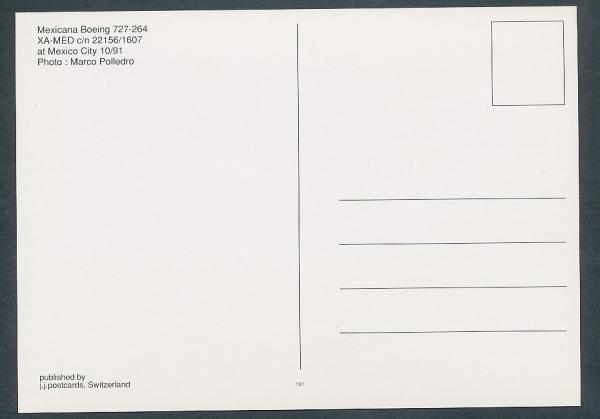 MEXICANA, Boeing 727-264