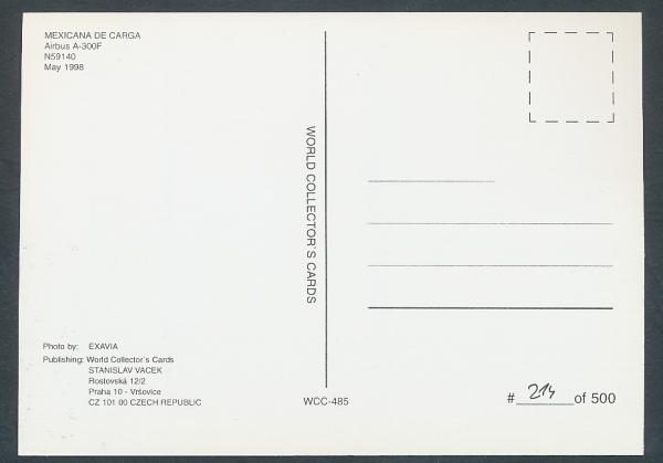 MEXICANA DE CARGA, Airbus A300F