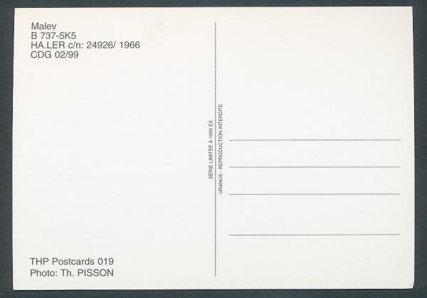 MIDWAY HUNGARIAN AIRLINES, B 737-5K5